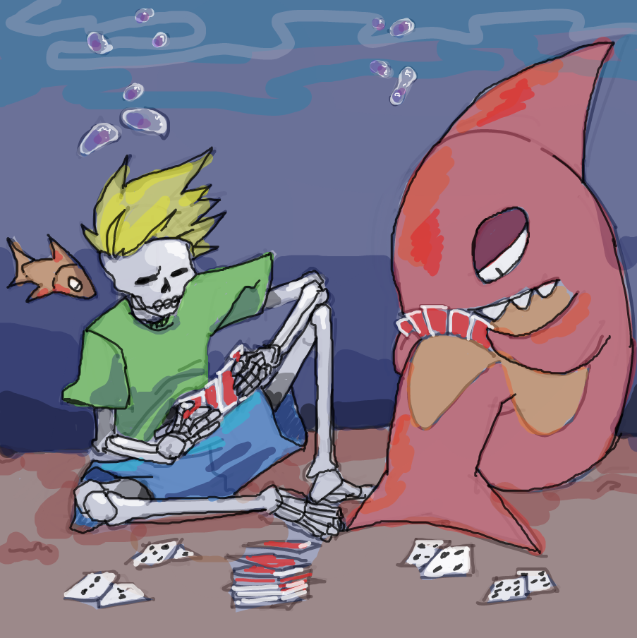 Drawing in Frick by cuppapeach