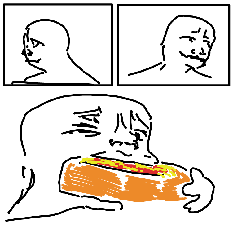 mmmmmmm - Online Drawing Game Comic Strip Panel by nautious