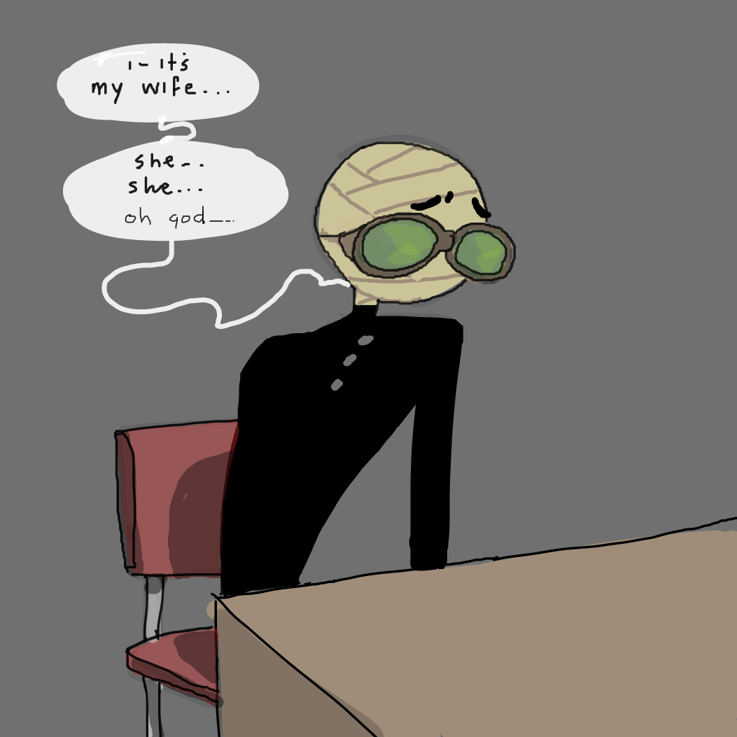 Drawing in What seems to be the problem? by cuppapeach