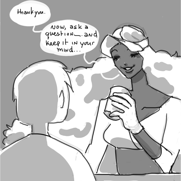 Drawing in Fortune by cuppapeach