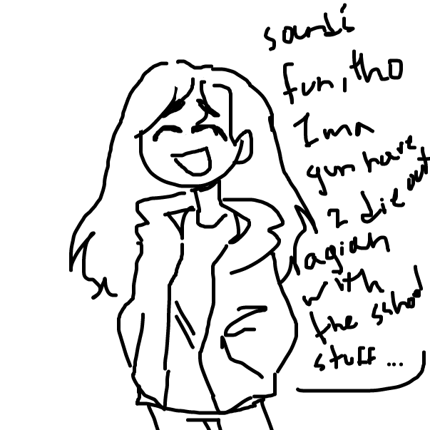 Drawing in How long have i been gone- by RandomDoodler