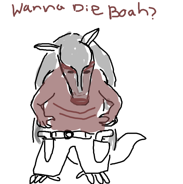 bandit armadillo from Texas  - Online Drawing Game Comic Strip Panel by HelpMe