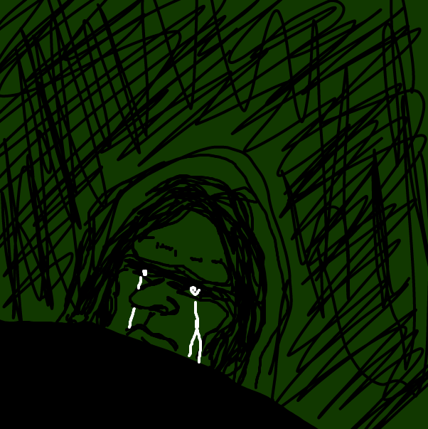 Drawing in burn the house by HelpMe