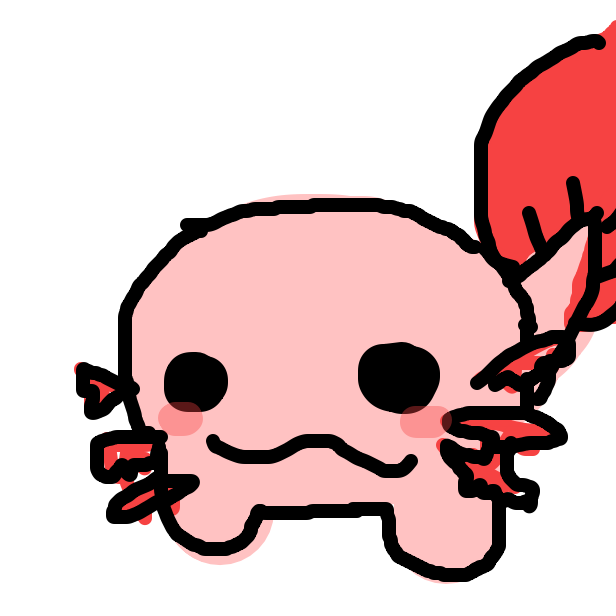 Drawing in Axolotl by ChickenCheese