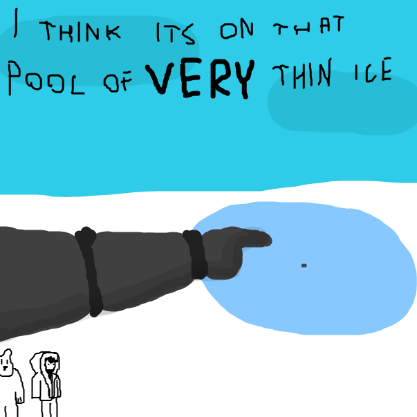 Drawing in Snow Walk by Nejt