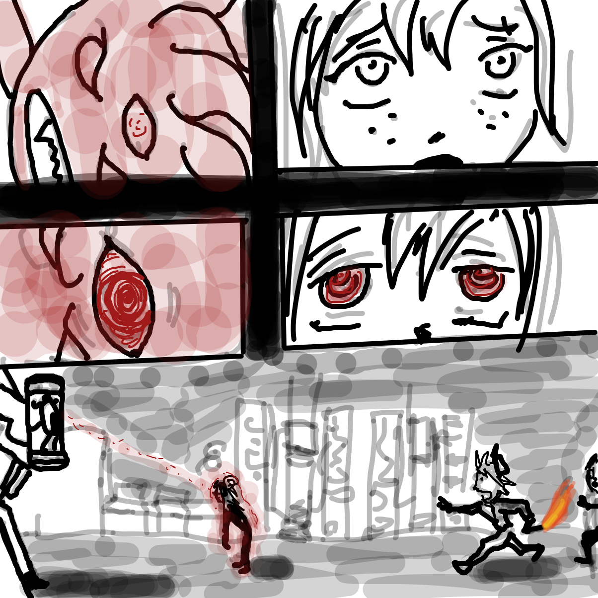 Drawing in make your own page strip i guess by Scribbledabble