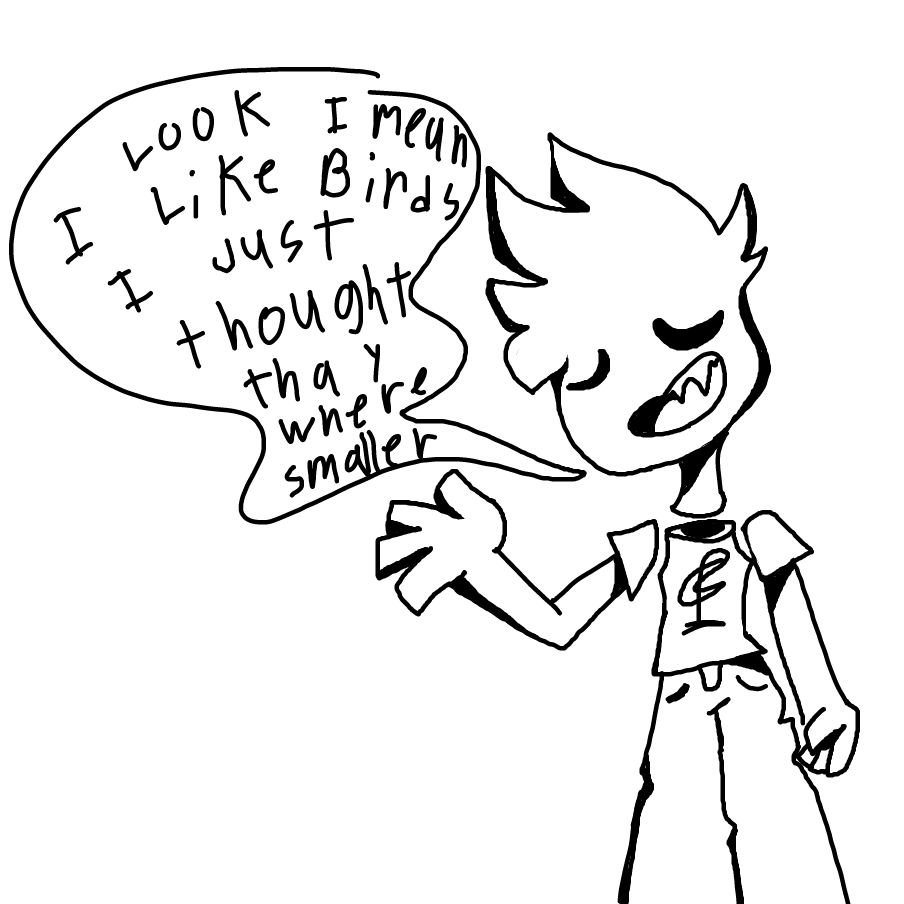 Drawing in THAT A BIG BIRD by popitycorn