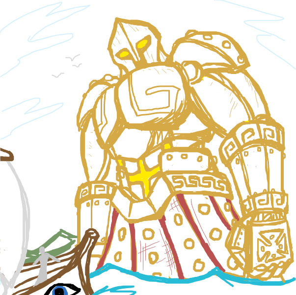 Talos - Online Drawing Game Comic Strip Panel by SeanTrunks