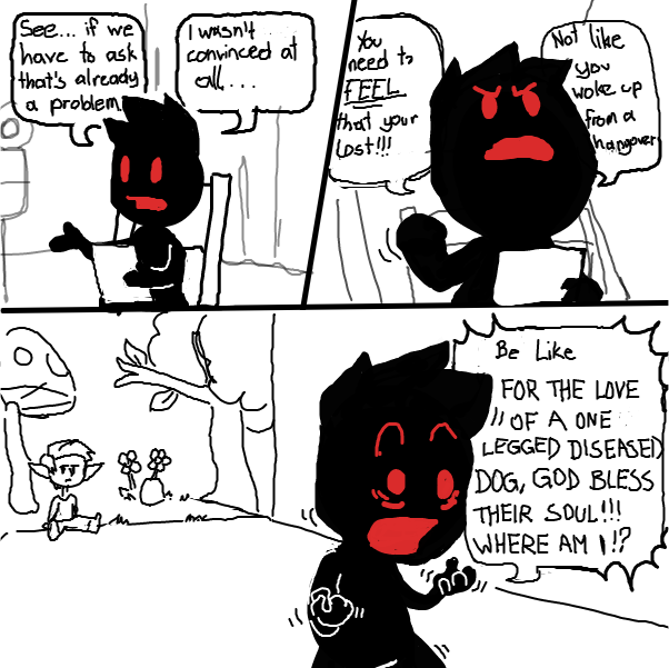  - Online Drawing Game Comic Strip Panel by Sluggishfella