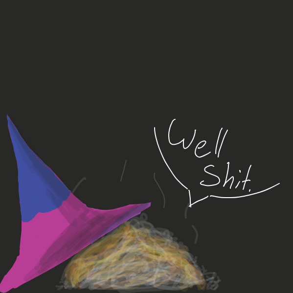 Drawing in Magic scroll  by anythingbut