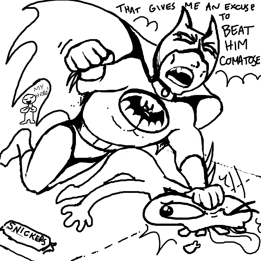 Drawing in Snickers by TFD