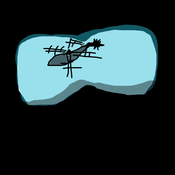 Drawing in random by green cube