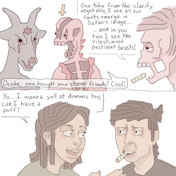 SASQUATCH AKIMBO NARNIA QUANTAS ALPHA BRAVO AMPERSAND PERCENT DITTO COLGATE WEED
 - Online Drawing Game Comic Strip Panel by Chepley