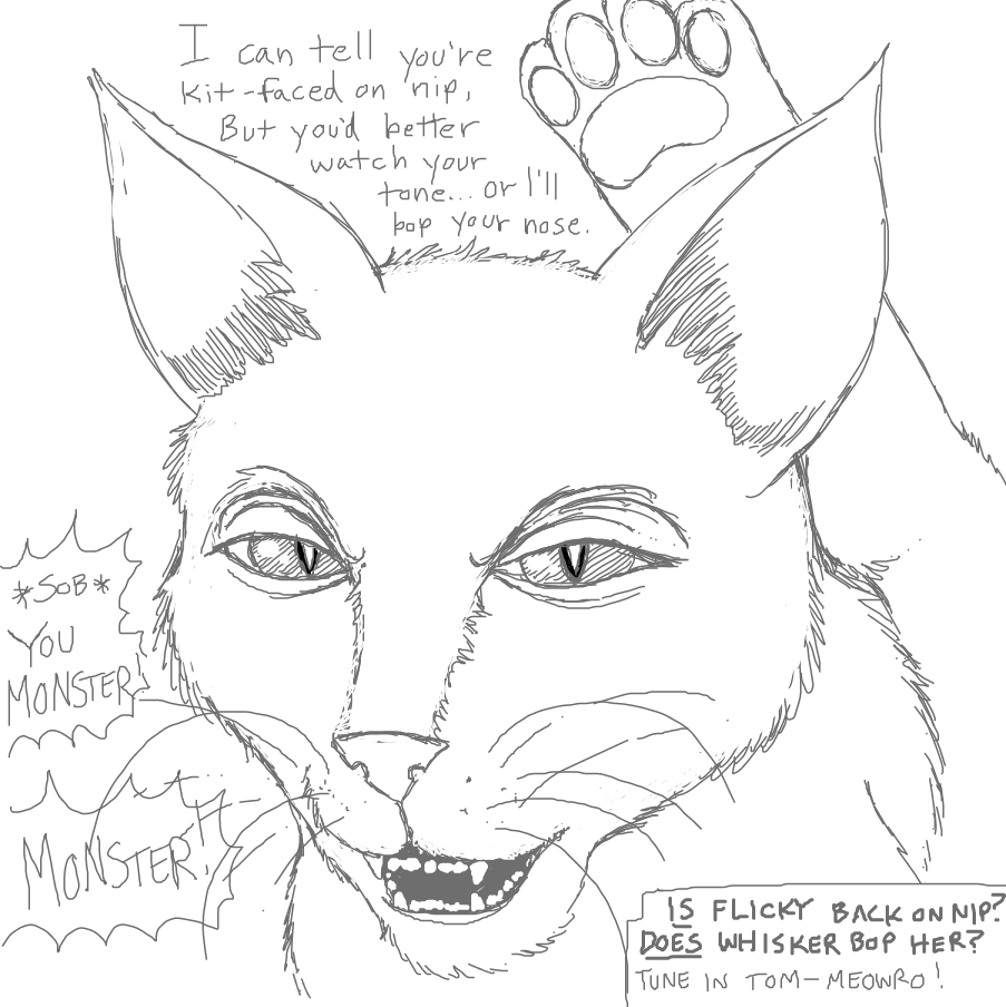 Drawing in The cat days by TFD