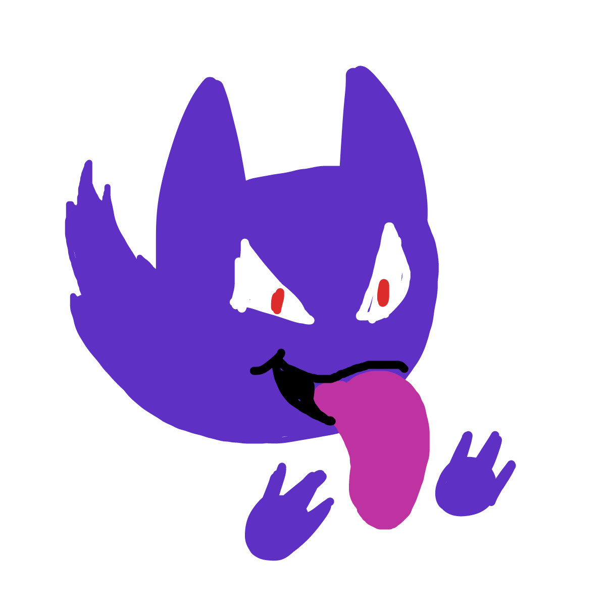 super messy Haunter - Online Drawing Game Comic Strip Panel by CherryFlavored