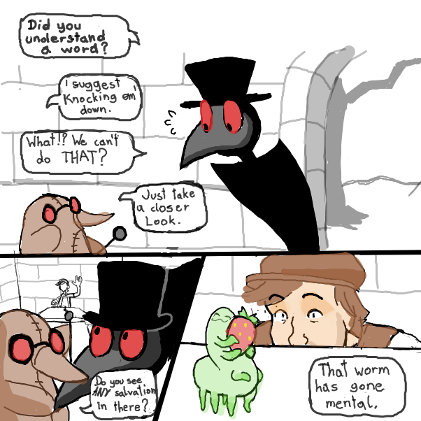  - Online Drawing Game Comic Strip Panel by Sluggishfella