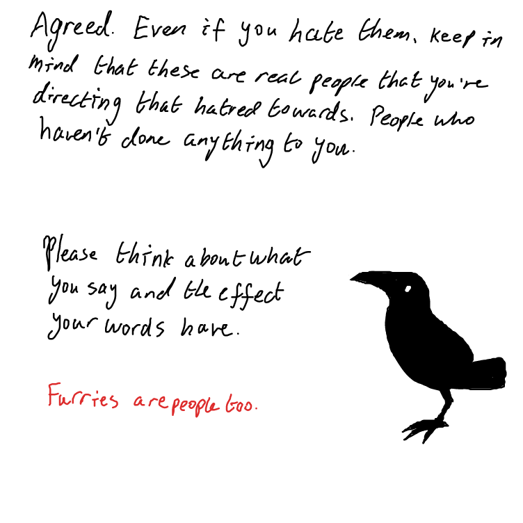 I've pretty much stopped hosting furry games because of this. I don't plan on starting again soon. - Online Drawing Game Comic Strip Panel by ⚰