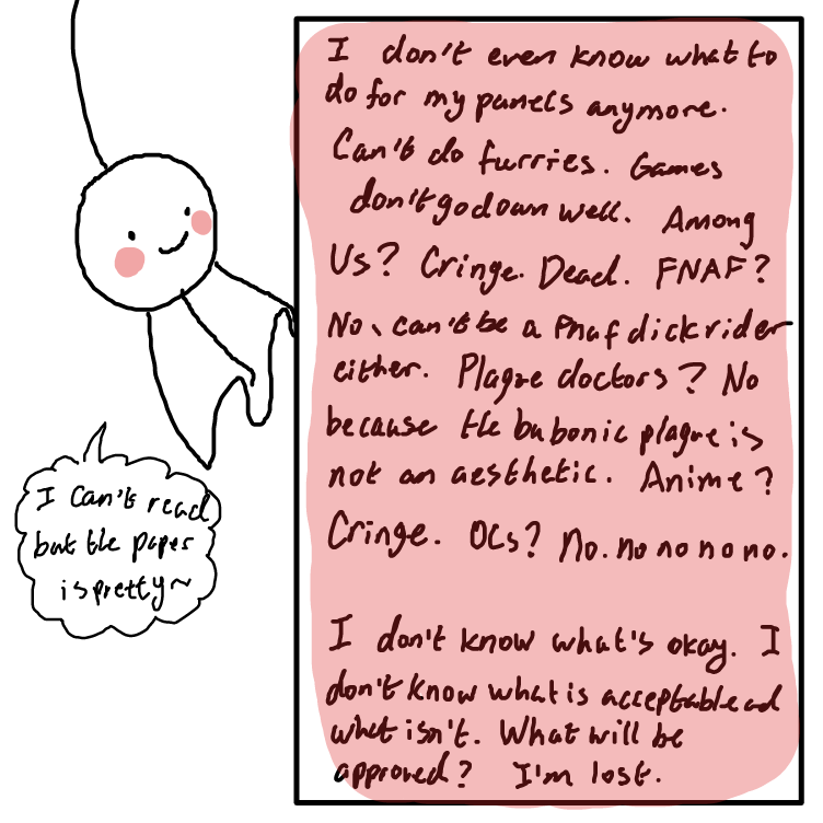 he can't read - Online Drawing Game Comic Strip Panel by ⚰