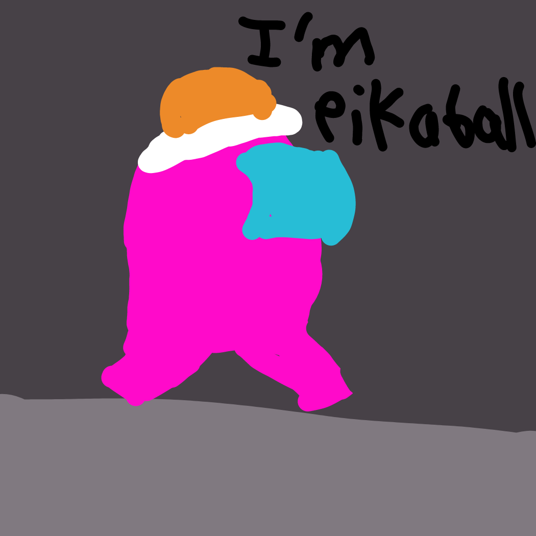 Drawing in My among us character, whats yours? by Pikaball