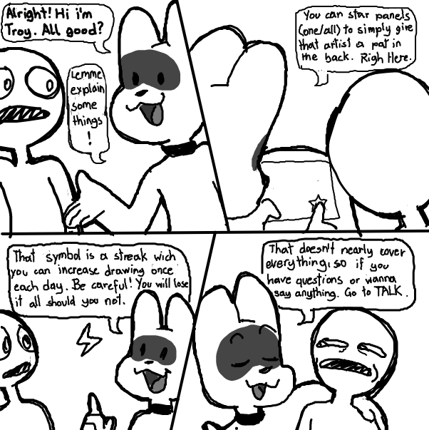  - Online Drawing Game Comic Strip Panel by Sluggishfella