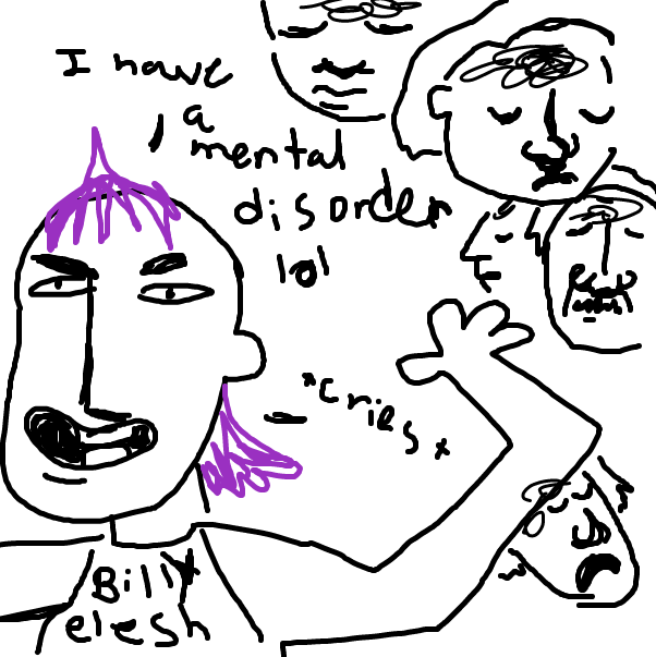 Drawing in "metal disorders" by HelpMe