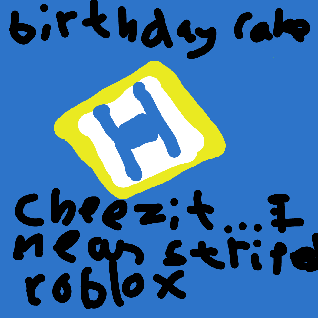 Drawing in striped roblox sign by Pikaball