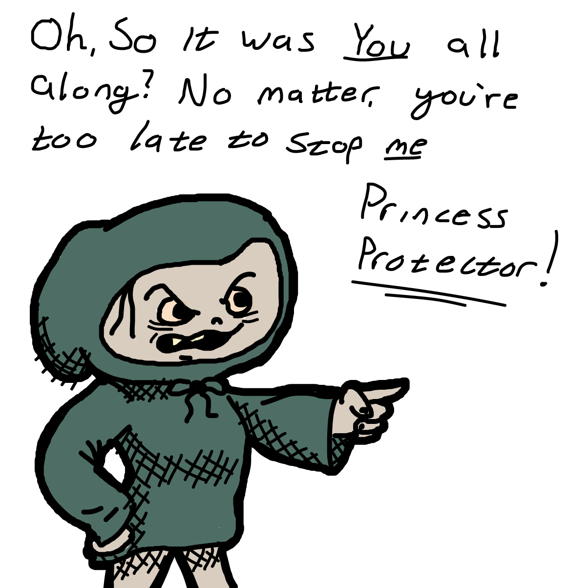 What tricks does Baddie have up her sleeves? - Online Drawing Game Comic Strip Panel by CherryFlavored