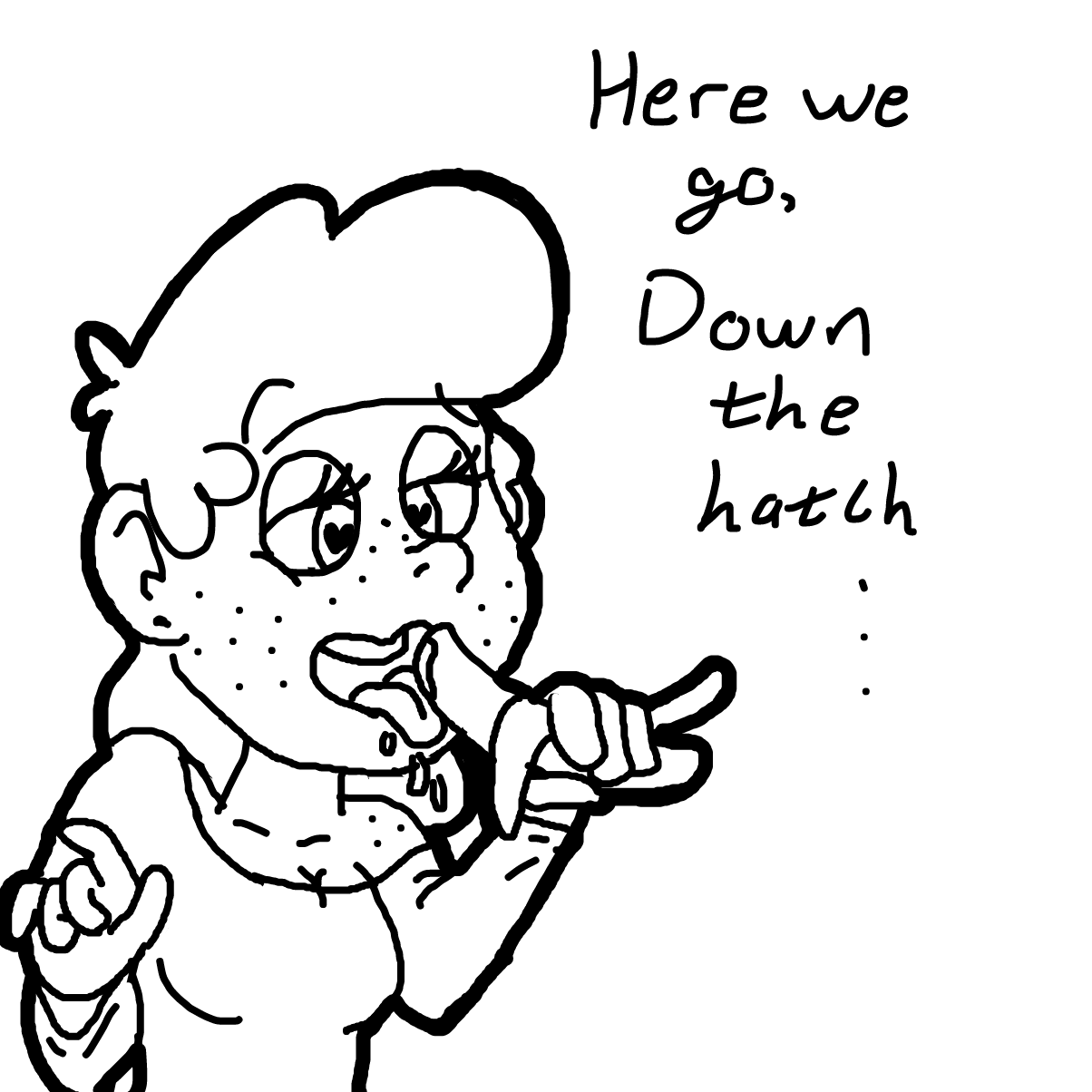  - Online Drawing Game Comic Strip Panel by CherryFlavored