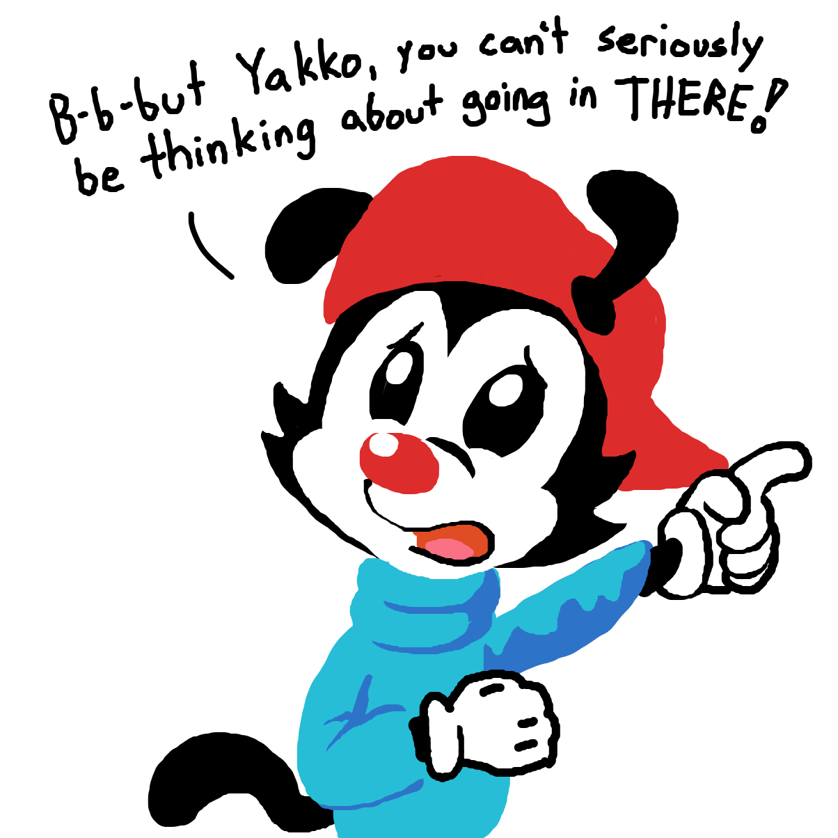 Drawing in Animaniacs by Electra