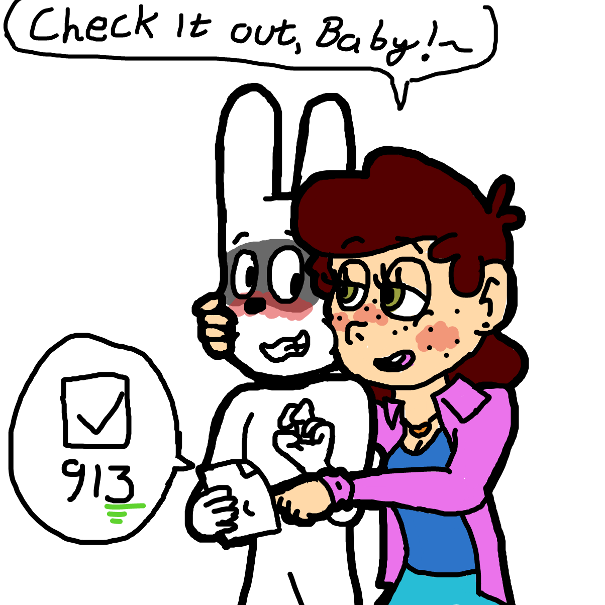  - Online Drawing Game Comic Strip Panel by CherryFlavored