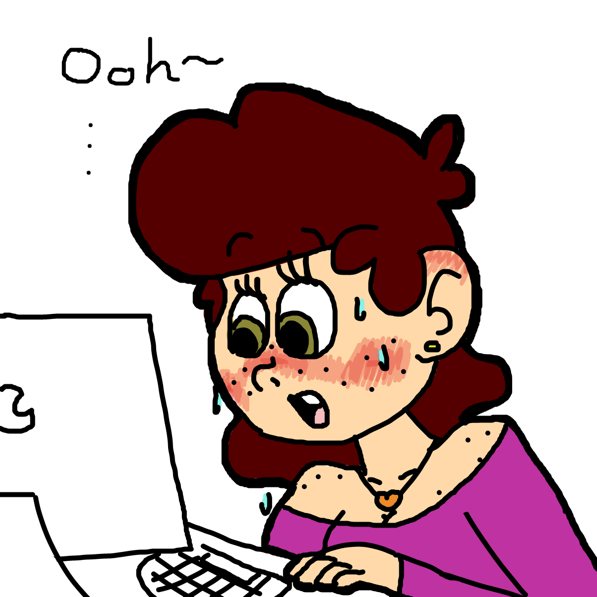  - Online Drawing Game Comic Strip Panel by CherryFlavored