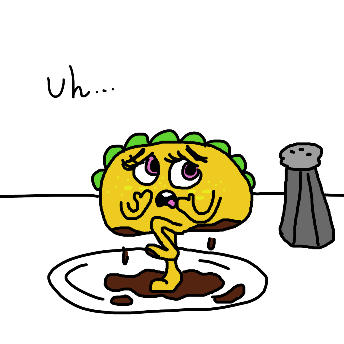  - Online Drawing Game Comic Strip Panel by CherryFlavored