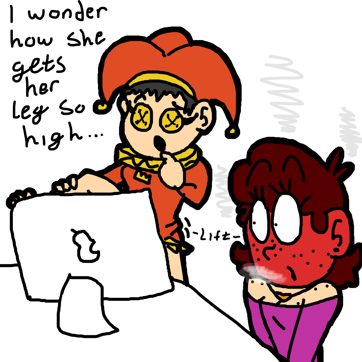  - Online Drawing Game Comic Strip Panel by CherryFlavored
