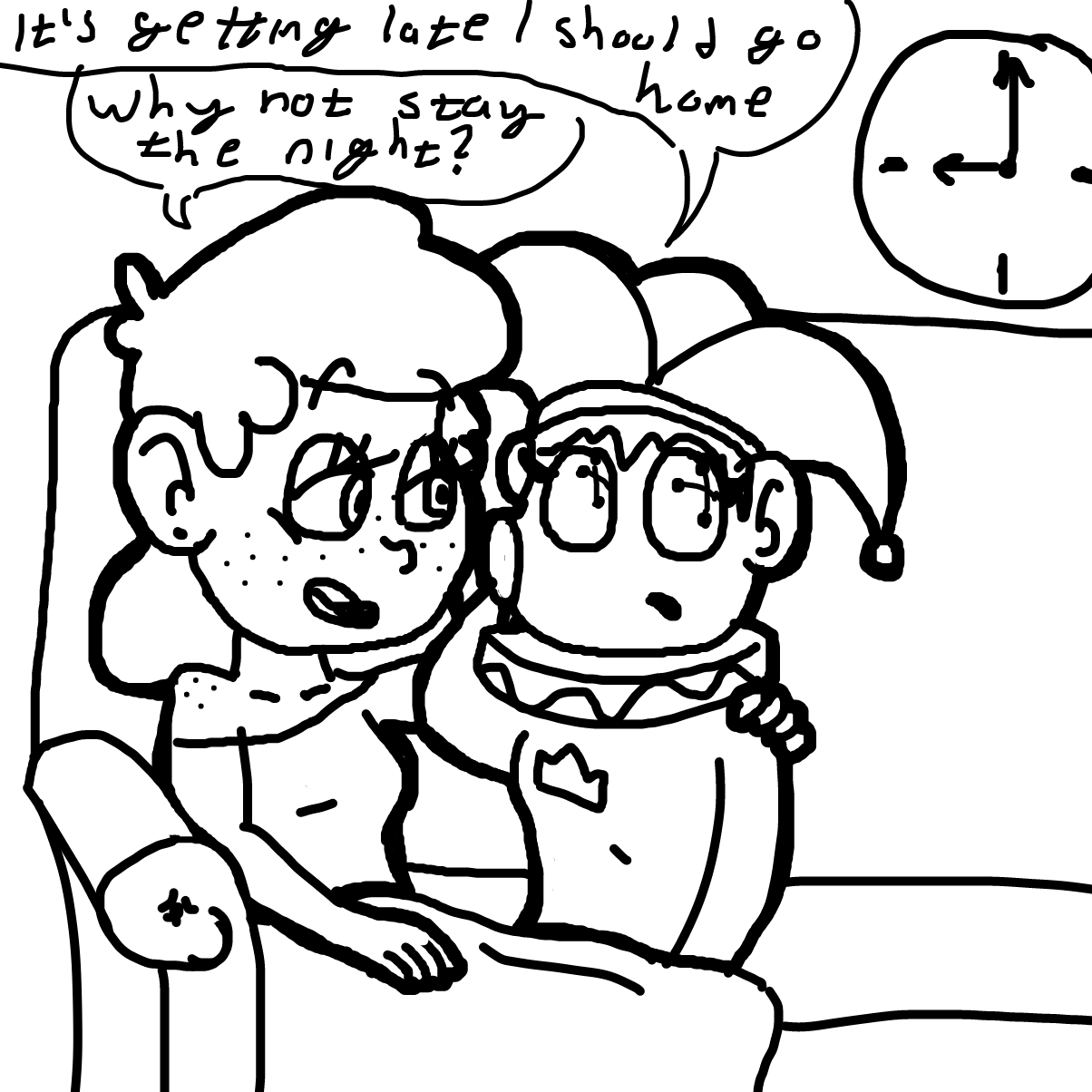 Liked webcomic Sleep Over