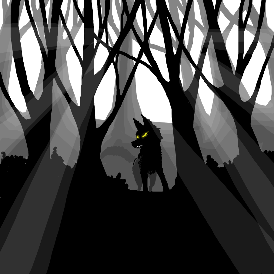 Drawing in wolf by TFD