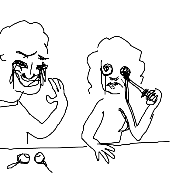 Drawing in I kill you and you die challenge! by HelpMe