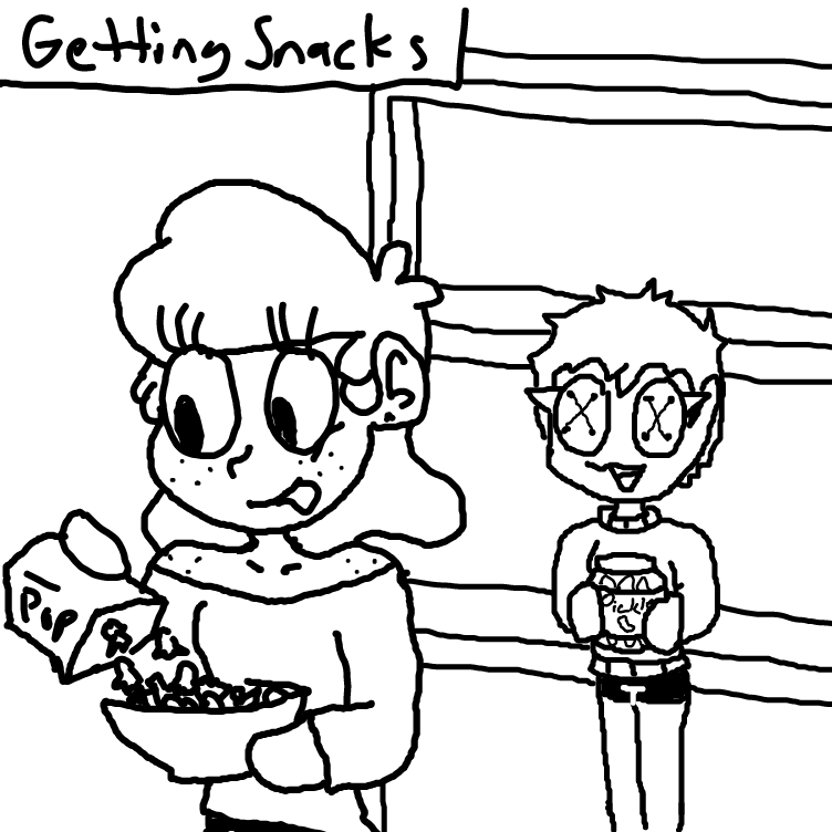 Drawing in Watching Movies with BAE by Pail