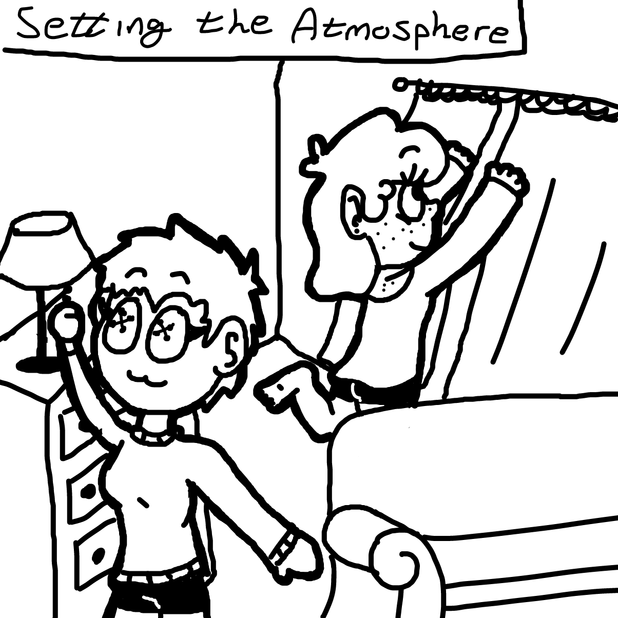  - Online Drawing Game Comic Strip Panel by CherryFlavored