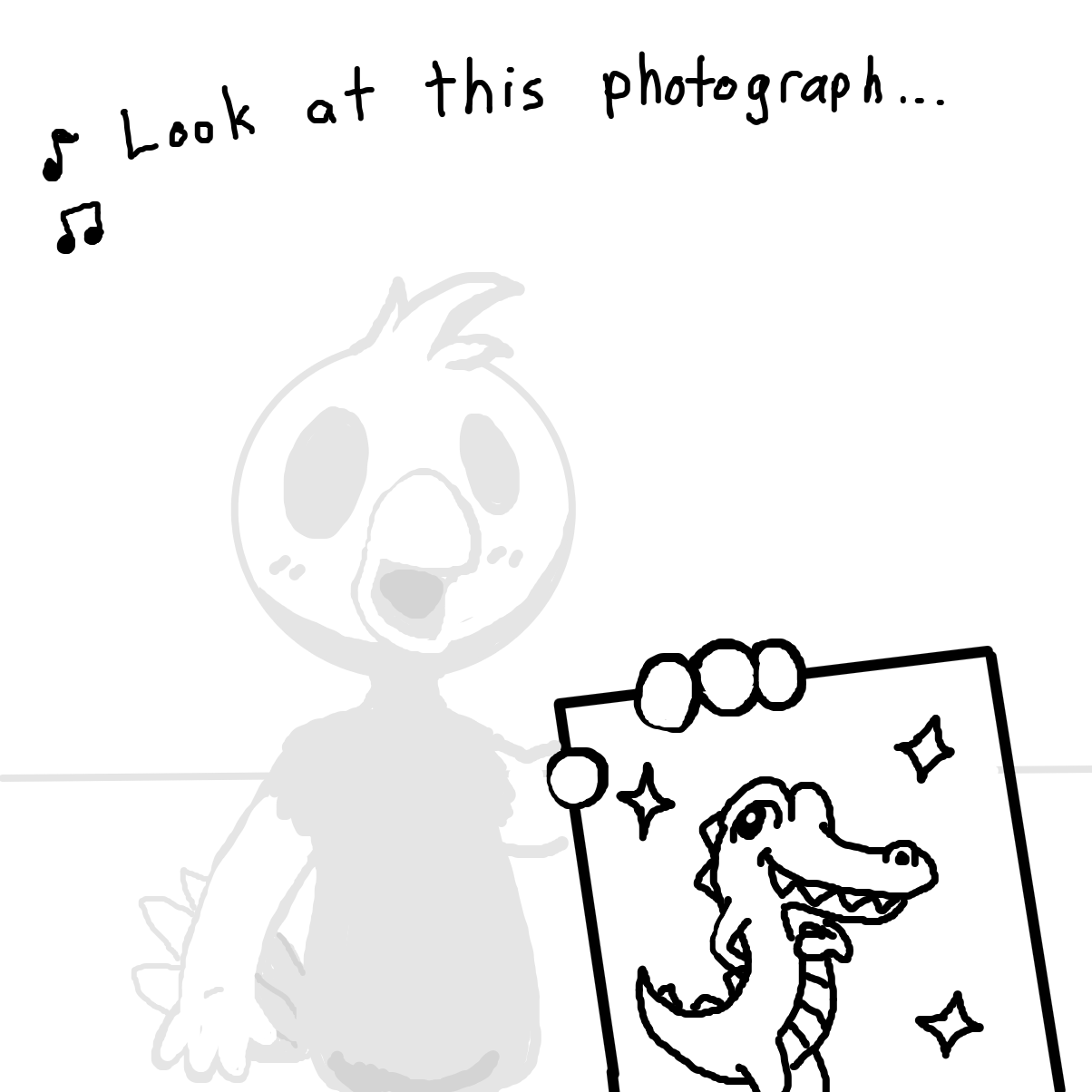 Drawing in The trendy "idk" prompt by Electra