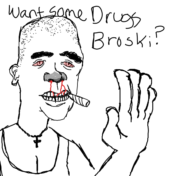Drawing in Drugs time by HelpMe