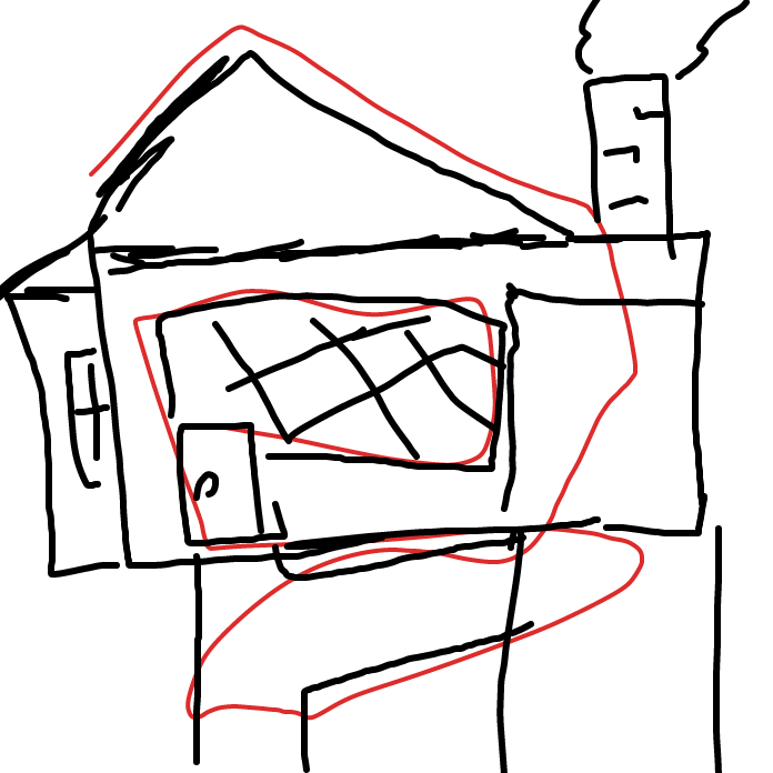 Drawing in scribbles turned into art... by AMetalChair