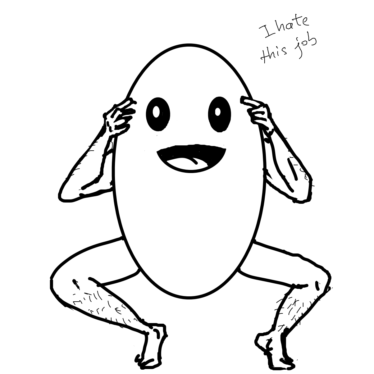 ...finish with some arms and let it DANCE! - Online Drawing Game Comic Strip Panel by Scribbledabble