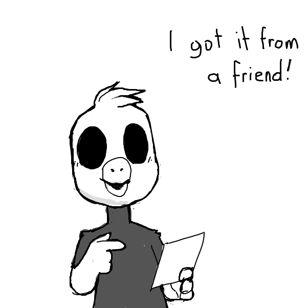 Crocs are hollowbirb's fav animal, if i remeber correctly - Online Drawing Game Comic Strip Panel by Sluggishfella