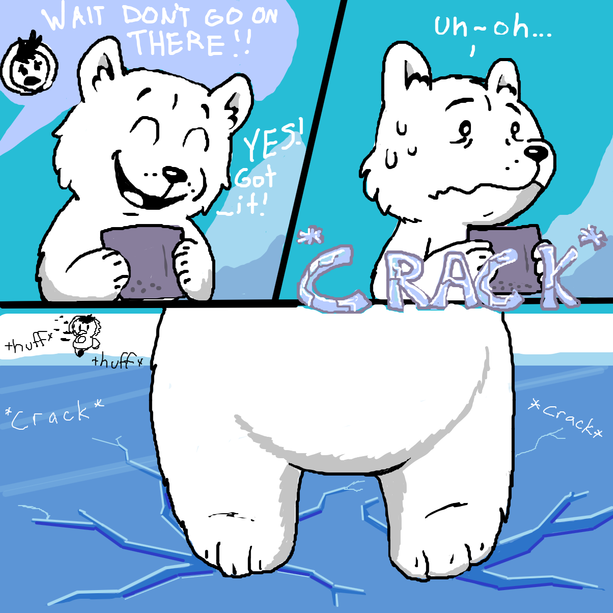 Drawing in Snow Walk by Electra