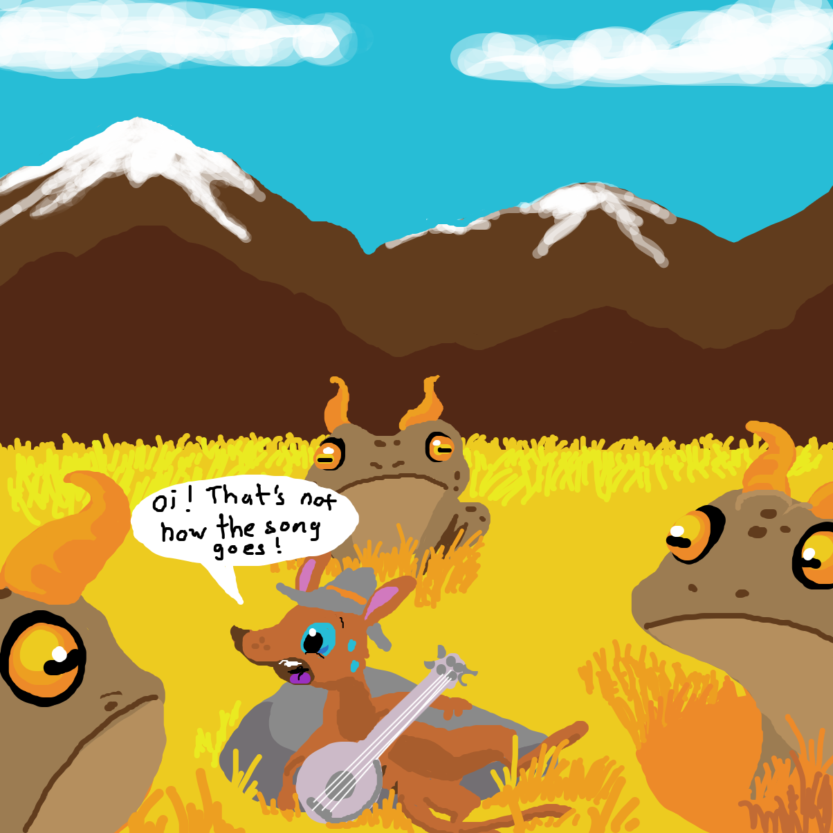 Drawing in Where the froggalo roam by Electra