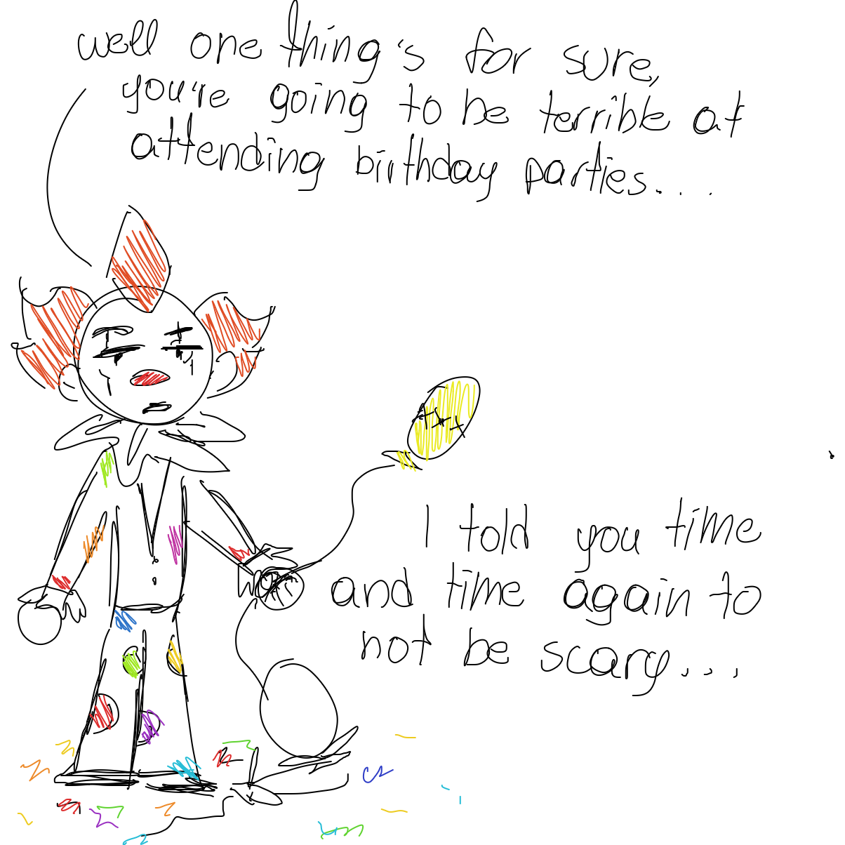 Eh. - Online Drawing Game Comic Strip Panel by Rea