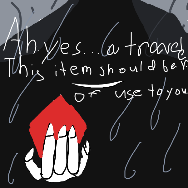 Drawing in the mountain by Fingerpains