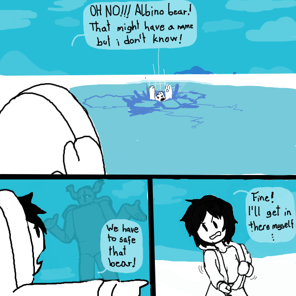 Drawing in Snow Walk by Sluggishfella