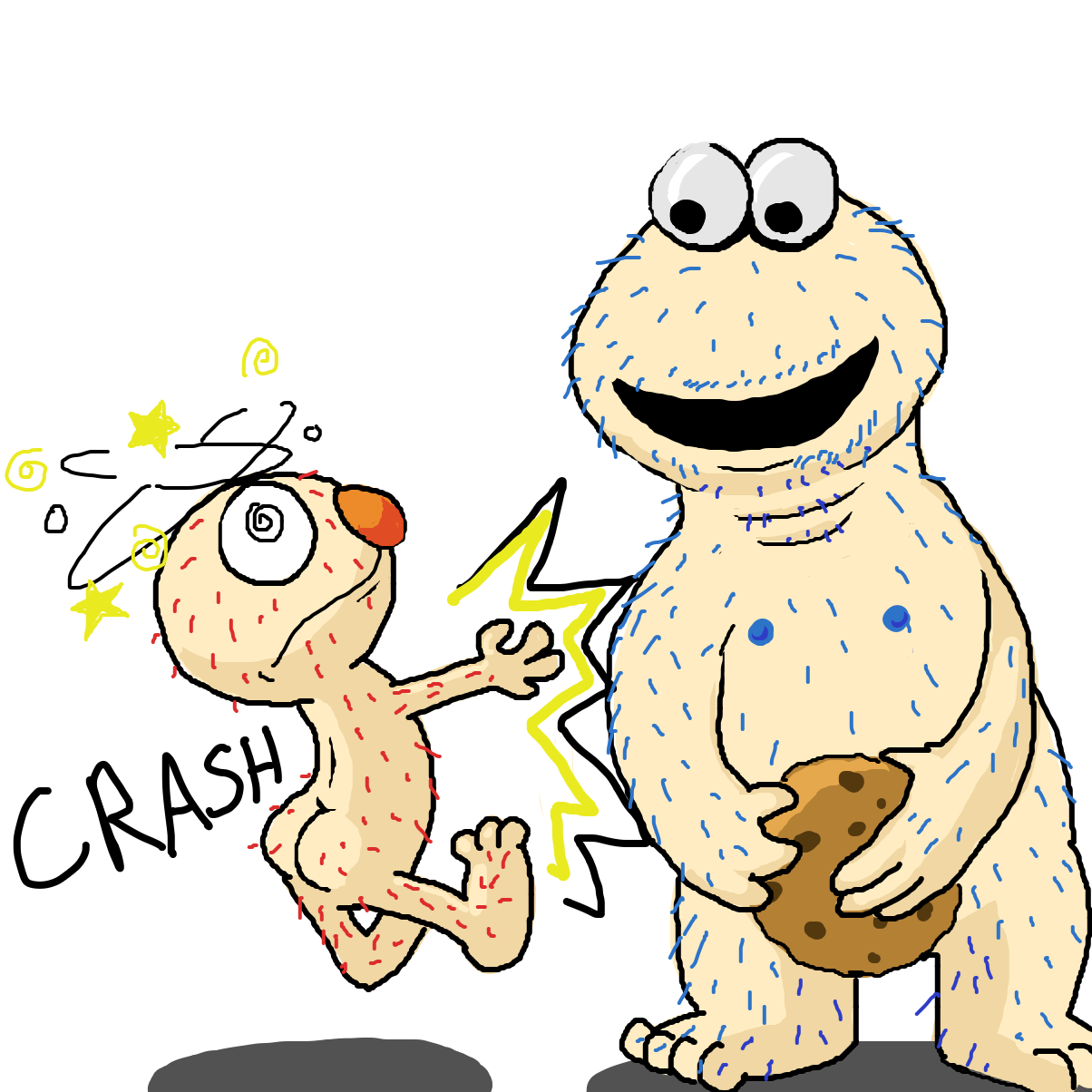 Drawing in Sesame Streak by Electra