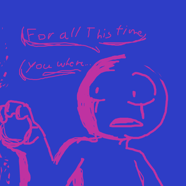 Drawing in Pog, I am back in jam squad by Derren